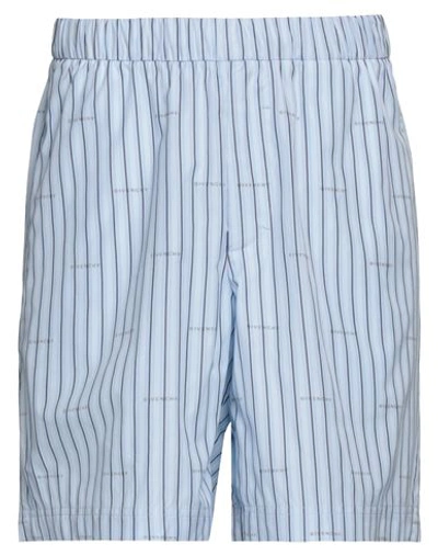 Shop Givenchy Man Shorts & Bermuda Shorts Sky Blue Size 32 Cotton