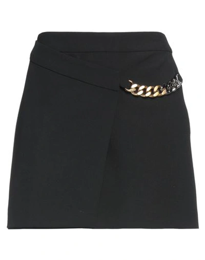 Shop Stella Mccartney Woman Mini Skirt Black Size 6-8 Polyester, Wool, Elastane