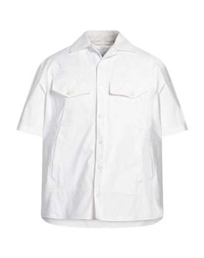 Neil Barrett Man Shirt White Size Xxl Cotton In White