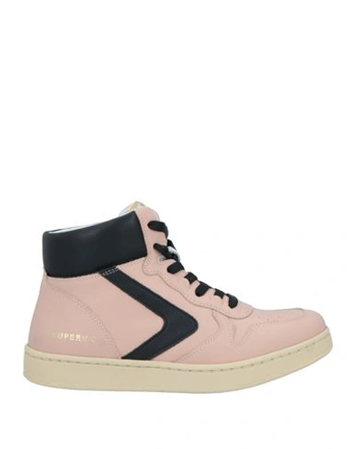 Valsport Woman Sneakers Pastel Pink Size 7 Leather In Pink