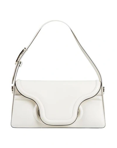 Shop Valentino Garavani Woman Handbag Ivory Size - Leather In White