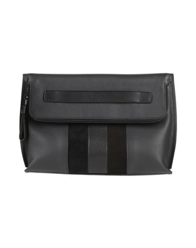 Shop Bally Man Handbag Black Size - Soft Leather