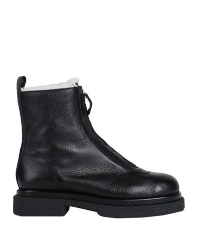 Shop Arket Woman Ankle Boots Black Size 11 Leather
