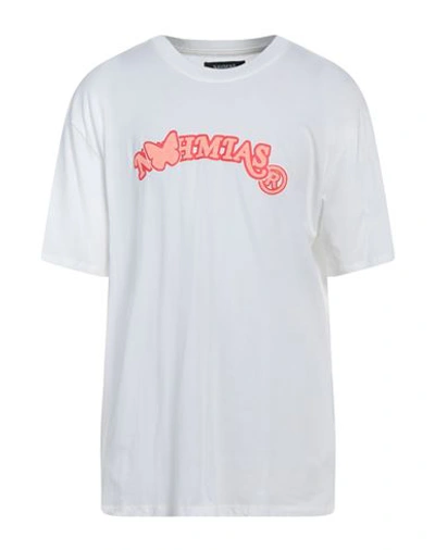 Shop Nahmias Man T-shirt White Size Xl Cotton