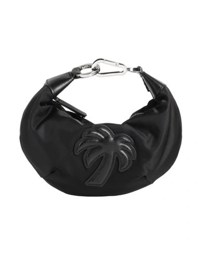 Shop Palm Angels Woman Handbag Black Size - Polyamide, Acrylic, Soft Leather