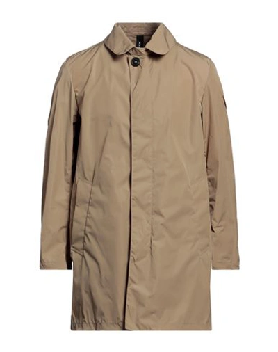 Shop Mackintosh Man Overcoat & Trench Coat Camel Size 44 Polyamide In Beige