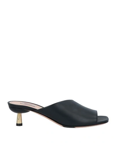 Shop Bally Woman Sandals Black Size 7.5 Calfskin