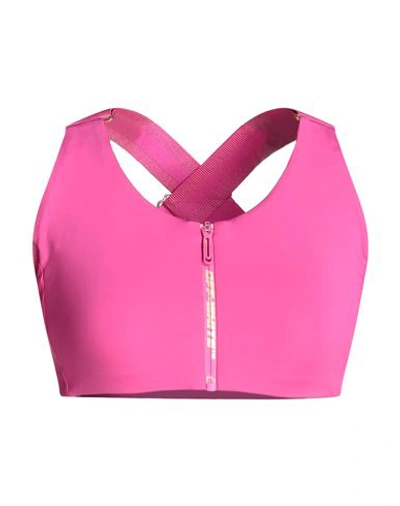 Shop Off-white Woman Top Fuchsia Size M Polyamide, Elastane In Pink