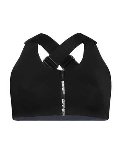 Shop Off-white Woman Top Black Size S Polyamide, Elastane