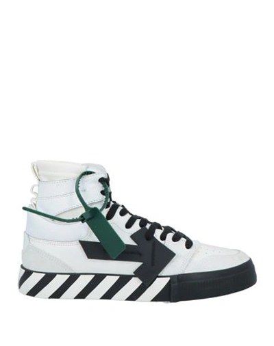 Shop Off-white Man Sneakers Off White Size 8 Soft Leather, Textile Fibers