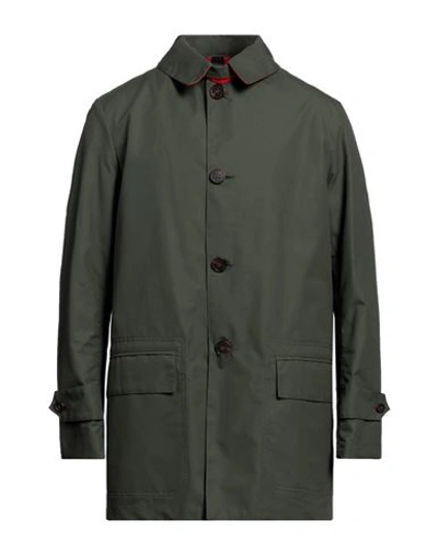 Shop Mackintosh Man Overcoat & Trench Coat Military Green Size Xl Cotton
