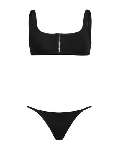 Shop Off-white Woman Bikini Black Size 6 Polyamide, Elastane