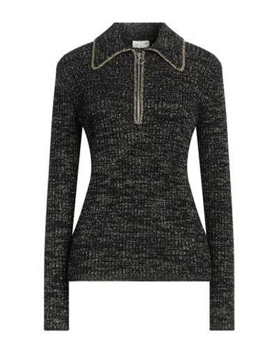 Shop Dries Van Noten Woman Sweater Black Size S Merino Wool, Acrylic, Metallic Polyester, Polyamide