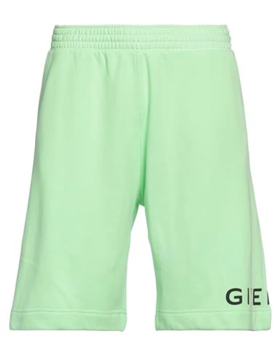 Shop Givenchy Man Shorts & Bermuda Shorts Acid Green Size Xl Cotton