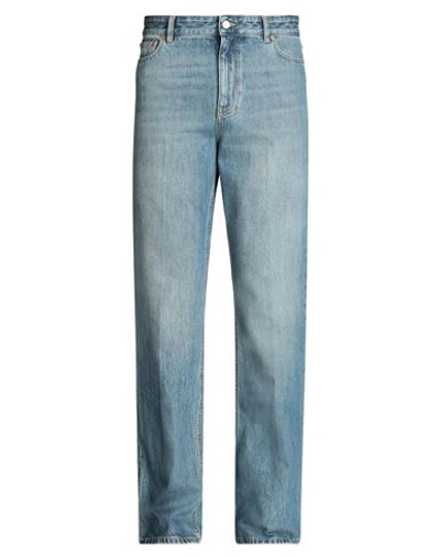 Shop Valentino Garavani Man Jeans Blue Size 33 Cotton