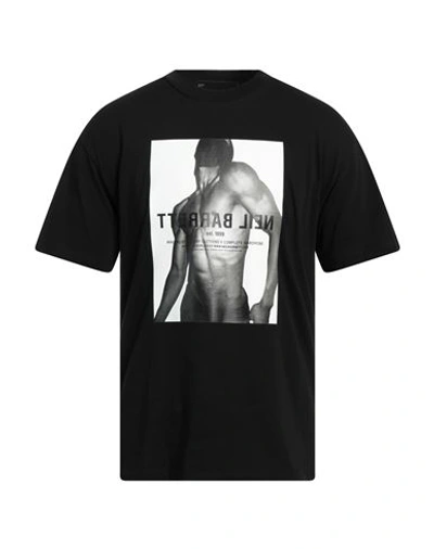 Shop Neil Barrett Man T-shirt Black Size Xl Cotton