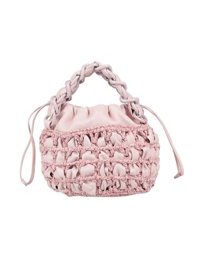 Shop By Far Woman Handbag Pink Size - Lambskin