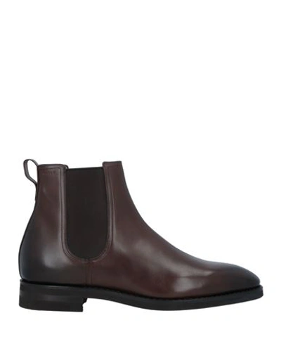Shop Bally Man Ankle Boots Dark Brown Size 9 Calfskin