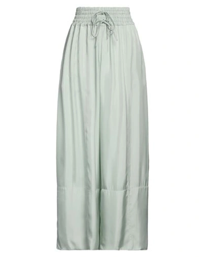 Shop Jil Sander Woman Pants Light Green Size 4 Viscose