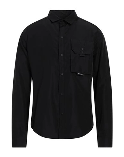 Shop Nemen Man Shirt Black Size Xl Cotton, Polyamide