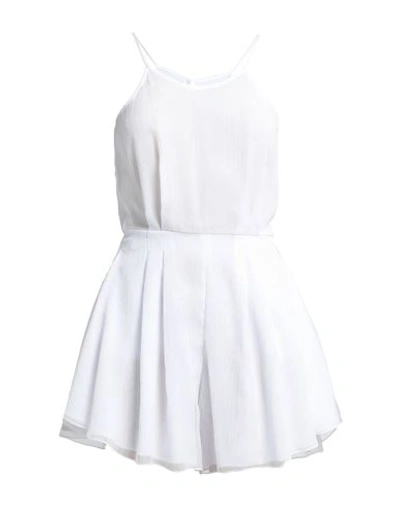 Shop Emporio Armani Woman Jumpsuit White Size 8 Polyester