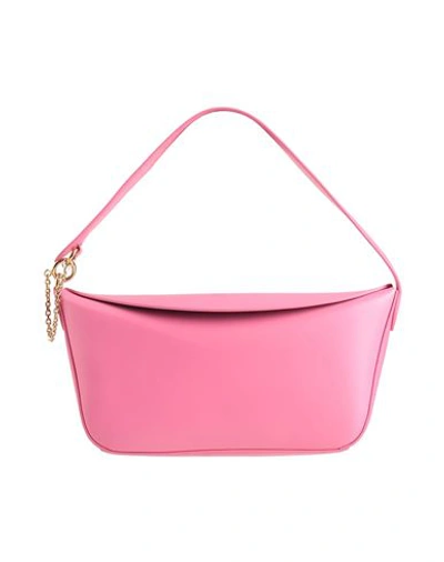 Shop Jil Sander Woman Handbag Magenta Size - Calfskin