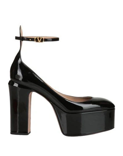 Shop Valentino Garavani Woman Pumps Black Size 11.5 Leather