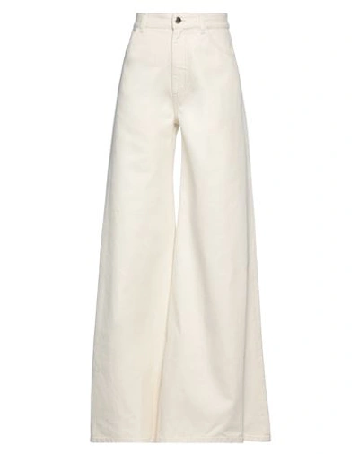 Chloé Chloe Flared-leg Canvas Trousers In Neutral