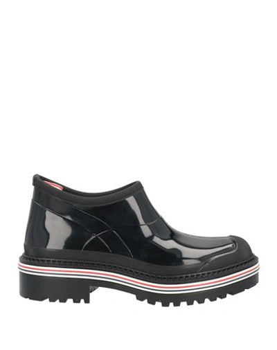 Shop Thom Browne Man Ankle Boots Black Size 9 Rubber