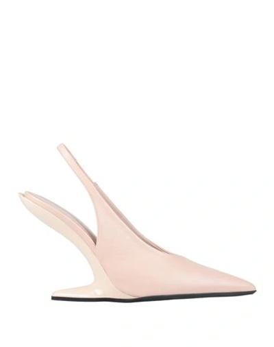 Shop N°21 Woman Pumps Blush Size 8 Soft Leather In Pink