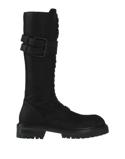 Shop Ann Demeulemeester Man Boot Black Size 8 Leather