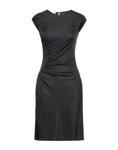 Shop Moschino Woman Midi Dress Black Size 12 Viscose