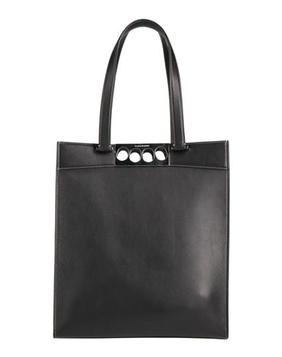 Shop Alexander Mcqueen Woman Shoulder Bag Black Size - Calfskin