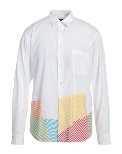 Shop Comme Des Garçons Man Shirt White Size Xl Cotton