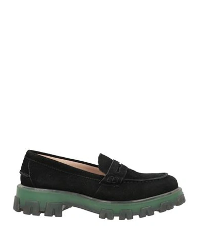 Shop Stokton Woman Loafers Black Size 7 Leather