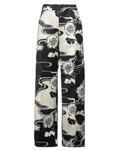 Shop Jil Sander Woman Pants Black Size 4 Viscose, Linen