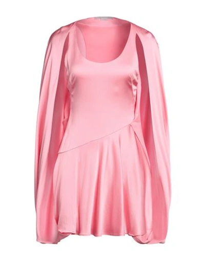 Shop Stella Mccartney Woman Mini Dress Pink Size 6-8 Viscose, Elastane