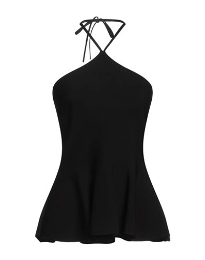 Shop Stella Mccartney Woman Top Black Size 4-6 Viscose, Polyester