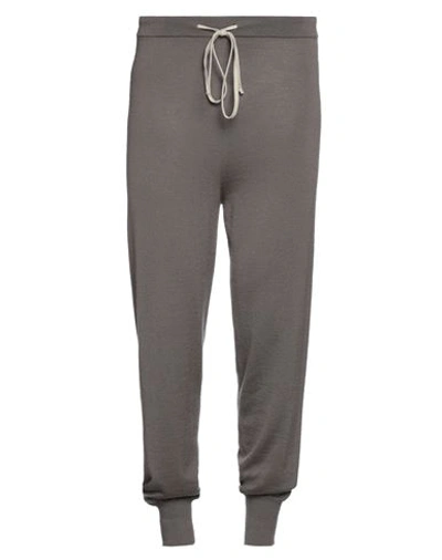 Shop Rick Owens Man Pants Khaki Size M Cashmere, Polyamide, Elastane In Beige