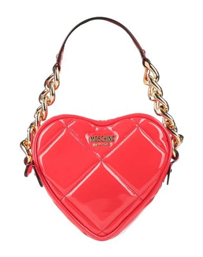 Shop Moschino Woman Handbag Red Size - Leather