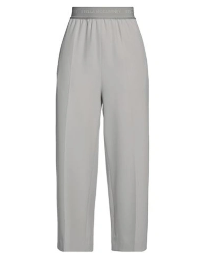 Shop Stella Mccartney Woman Pants Light Grey Size 8-10 Polyester, Wool, Elastane, Polyamide