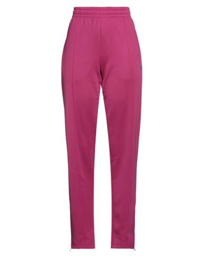 Shop Acne Studios Woman Pants Magenta Size M Polyester, Cotton