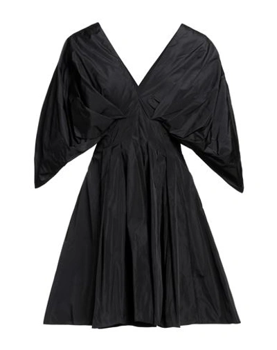 Shop Rochas Woman Mini Dress Black Size 6 Polyester