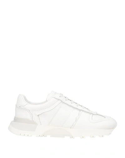 Shop Maison Margiela Man Sneakers White Size 8 Soft Leather