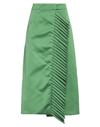 Shop Etro Woman Midi Skirt Light Green Size 8 Polyester