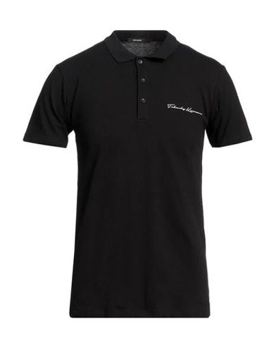 Shop Takeshy Kurosawa Man Polo Shirt Black Size S Cotton, Elastane