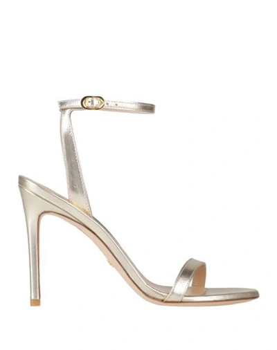 Stuart Weitzman Sandals In Grey