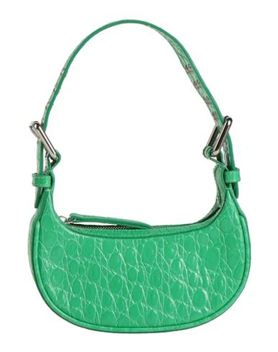 Shop By Far Woman Handbag Green Size - Bovine Leather