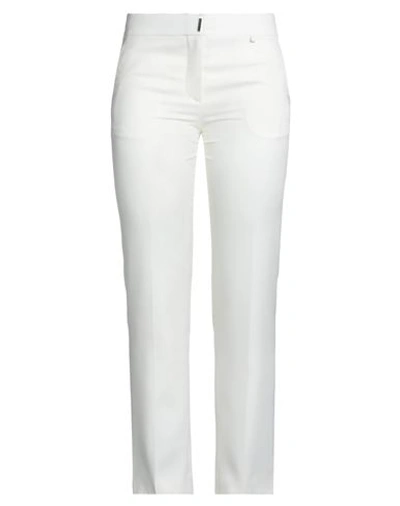 Shop Givenchy Woman Pants Cream Size 8 Wool In White
