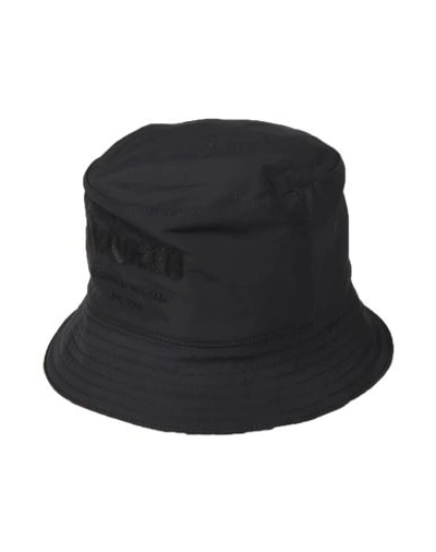 Shop Alexander Mcqueen Man Hat Black Size 7 ¼ Polyamide, Viscose, Polyester